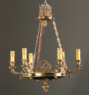 Lysekrone, empireform