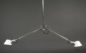 Michele De Lucchi Giancarlo Fassina. Dobbelt loftlampe