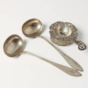 UPPLÄGGNINGSBESTICK, Silver, 3 delar