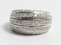 Ring med 75 brillanter, ca. 1.50 ct