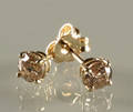 Par brillant ørestikker ca. 0.76 ct.