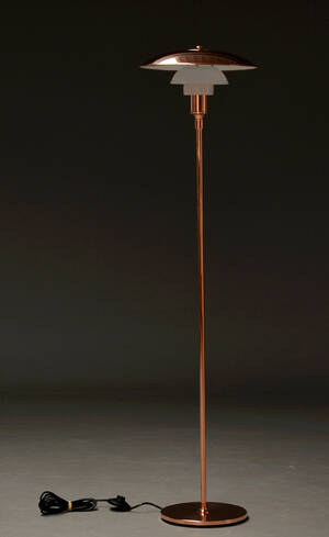 Poul Henningsen. 3½-2½ Kobber Gulvlampe - Limited edition