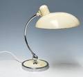 Christian Dell, Kaiser bordlampe, model Precident, beige
