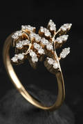Diamantring - ca. 0.40 ct. str. 17.2554