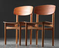 Børge Mogensen. Par stole af bøg og teak, model 122 2