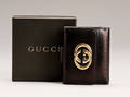 Gucci pung i original æske, sort skind