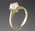 Solitaire ring ca. 1.27 ct.