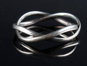 Georg Jensen. Dobbelt armbånd, Sterling sølv Denne vare er sat til omsalg under nyt varenummer 4499646