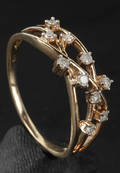 Diamantring, ca. 0.25 ct