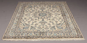 Persisk Nain med silke 238 x 162 cm