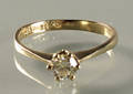 Solitairering ca. 0,30 ct.