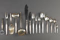 Frigast. Diverse dele Savoy bestik, sølvplet 61