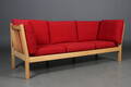 Andreas Hansen. Tre-pers. sofa af bøgetræ model BA303