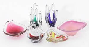 Konstglas 6 delar
