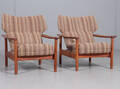 Dansk møbelproducent. Par lænestole i teak, 1960erne 2