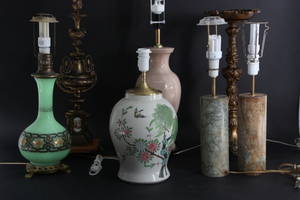 Samling diverse lamper. 7