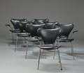 Arne Jacobsen. Syv Syver stole, model 3207 7
