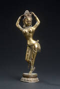 Orientalsk figur af bronze, 1900-tallet