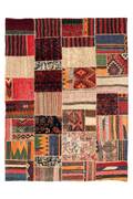 Persisk kelim patchwork, 245X183 cm.