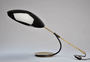 Christian Dell. Kaiser bordlampe
