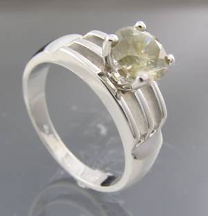 Solitairering. Ca. 1.37 ct