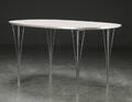 Piet Hein Bruno Mathsson. Super Elipse spisebord  Denne vare er sat til omsalg under nyt varenummer 4675093