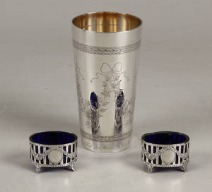 Pokal samt saltkar 3