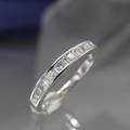 Diamantring in Weißgold - ca. 0.75 ct.