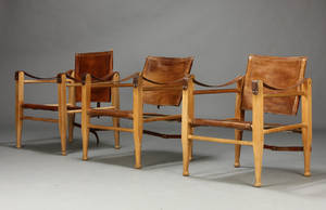 Dansk møbelproducent. Safaristole, kernelæder 3