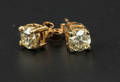 Par diamant ørestikker - ca. 0.55 ct. 2