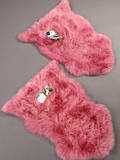 New Zealandsk lammeskind - premium skind - pink. 2