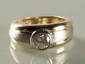 Solitaire ring ca. 0.74 ct.