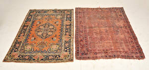 To persiske tæpper. Tabriz og Afshar.  2