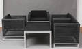 4 lounge stole  bord