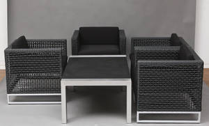 4 lounge stole bord