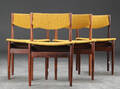 Fire spisestole, palisander, 1960erne 4
