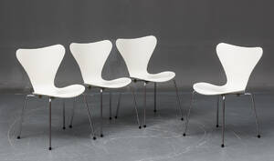 Arne Jacobsen. Fire Syver stole, model 3107 4