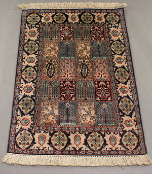 Silketæppe, 115 x 75 cm