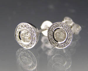 Par brillant ørestikker ca. 0.56 ct.