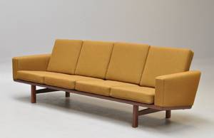 Hans J. Wegner. Fritstående sofa model GE-2364
