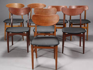 Dansk møbelproducent. Spisestole, 1960erne 8