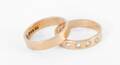 Ringar 2st, 18k