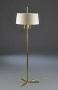Standerlampe af messing