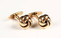 B. Hertz, manchetknapper, 14 kt guld