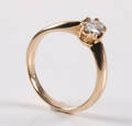 Diamantring af 14 kt guld,  0.47 ct.