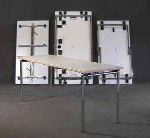 Brunner, Konvolut aus 4 Klapptischen, Ausstellungsstücke 4
