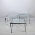 Set Coffee Table der 1970er Jahre im Stile von Maison Charles 3