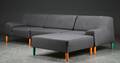 Sofa med chaiselong Denne vare er sat til omsalg under nyt varenummer 4808420