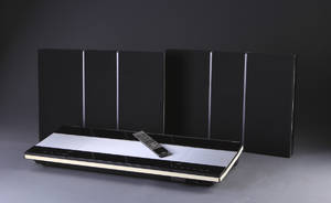 Bang  Olufsen. Beocenter 9000 og To par Beovox RL6000 højttalere og fjernbetjening 3