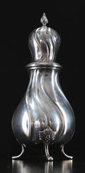 Christian F Heise, Danmark. Sockerströare i silver. Ca 295 gram